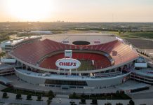 Kansas City Chiefs' Arrowhead Stadium in Missouri on a sunny day
