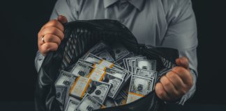 A money bag as Bally's secures new financing.