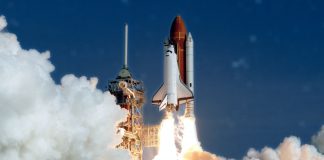 A rocket launch as DraftKings launches its prediction market.