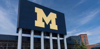 University of Michigan logo as Hard Rock Bet enters the Wolverine State.