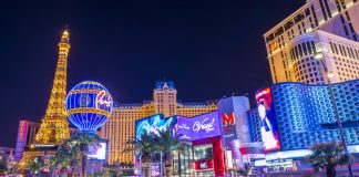 Las Vegas strip as SBC Americas recaps anti-money laundering violations sparked by former bookie Matthew Bowyer.