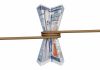 Rope around a $100 bill
