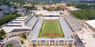 Massachusetts commissioner says Fanatics’ college bets fine not enough Boston College's Alumni Field football stadium in Massachusetts