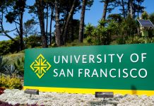 San Francisco sign as the school handled an NCAA investigation into gambling violations.