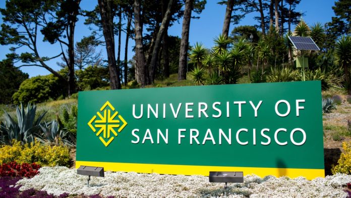 NCAA-Sports-Betting-Violations-Basketball-San-Francisco San Francisco sign as the school handled an NCAA investigation into gambling violations.