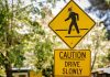 NFL won’t risk brand by jumping into prediction markets, says Goodell A 'caution' sign warning people to drive slowly