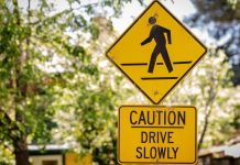 NFL won’t risk brand by jumping into prediction markets, says Goodell A 'caution' sign warning people to drive slowly
