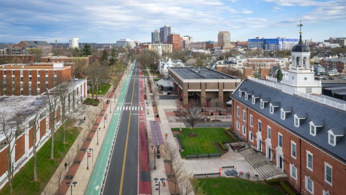 New-Jersey-approves-on-campus-compulsive-gambling-education-bill Aerial view of part of the Rutgers University campus in New Jersey