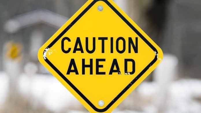 Pennsylvania-PGCB-Sports-Event-Contracts-Notice Caution sign as PA regulator warns about sports event contracts.