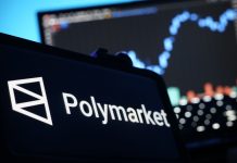 Polymarket logo as the company reenters the U.S.