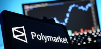 Polymarket logo as the company reenters the U.S.