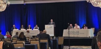 Prediction markets dominate conversation at NCLGS conference Panelists at NCLGS Winter Meeting 2025