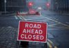 iGaming legalization efforts went mostly nowhere at all in 2025 Roadworks on a deserted street with a sign stating "road ahead closed"