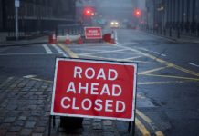 iGaming legalization efforts went mostly nowhere at all in 2025 Roadworks on a deserted street with a sign stating "road ahead closed"