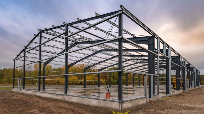 CFTC-will-build-prediction-markets-framework,-could-join-court-battles-over-sports Steel girder framework of a new building