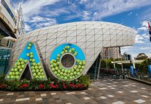 Australian Open stadium exterior