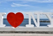 ClubWPT Gold returns to NY and stays in CA with revamped poker product I Heart NY sculpture