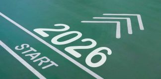 Starting line with the year 2026