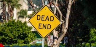 Indiana iLottery bill dead for 2026 due to lack of support A "dead end" sign on a road