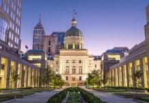 Indiana regulator says sweeps are legal, but should they be banned? The Indiana Statehouse building