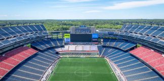 Court tells Kalshi to get sports contracts out of MA, at least for now Foxborough Stadium in Massachusetts