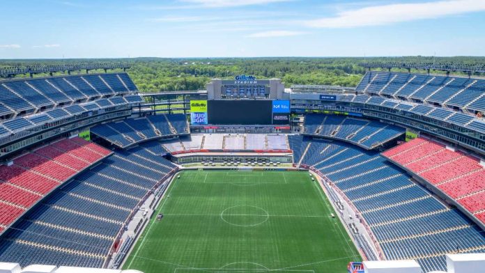Foxborough Stadium in Massachusetts