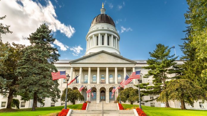 Maine-Gambling-Control-Board-says-governor-must-veto-iGaming-bill The Maine State Capitol building