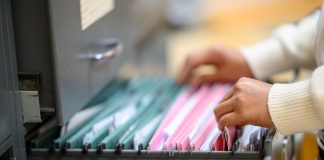 A file cabinet as Maryland lawmakers consider two new bills that aim to ban online sweepstakes casinos.