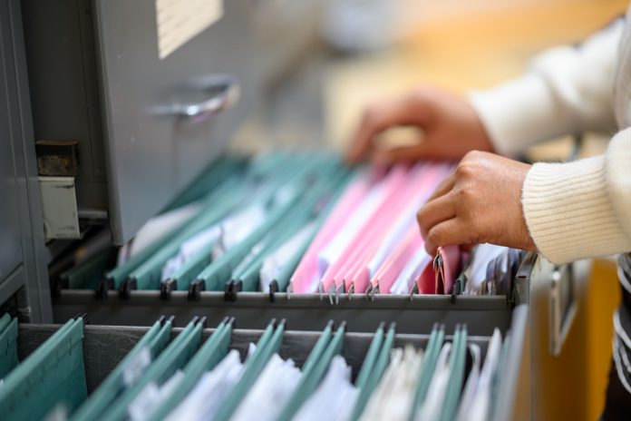 A file cabinet as Maryland lawmakers consider two new bills that aim to ban online sweepstakes casinos.