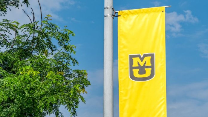 Missouri-regulator-denies-NCAA-request-to-ban-college-player-props A flag showing the MU symbol of the University of Missouri athletics