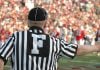 NCAA wants to be able to referee college sports prediction markets A football referee signaling a call