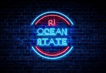 Rhode Island re-signs with IGT after legislative push to add more sportsbooks A neon Rhode Island Ocean State sign
