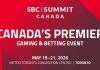 Canadian Gaming Summit enters new era as SBC Summit Canada SBC Summit Canada Announcement