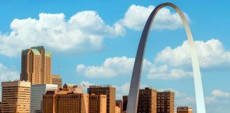 St. Louis Blues sign BetMGM as newest betting partner The Gateway Arch in St. Louis, Missouri against a blue sky