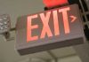 Emergency Exit sign