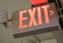 Emergency Exit sign