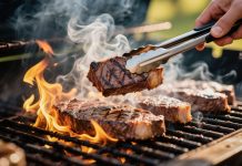 Tennessee AG says turning up heat on sweeps casinos led to exits A person grilling steaks over a high flame