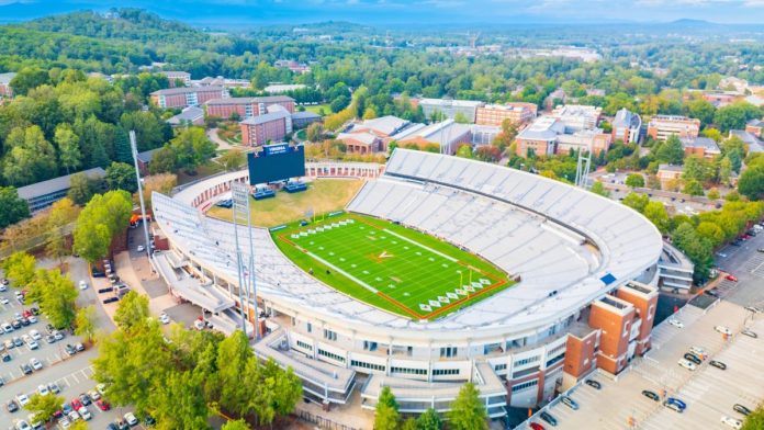 Scott Stadium, home of University of Virginia football