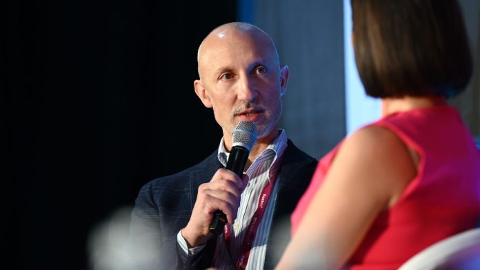 BetMGM-CEO-hopes-for-'mic-drop'-online-casino-expansion-in-2026 BetMGM CEO Adam Greenblatt at SBC Summit North America 2024