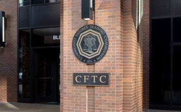 Entrance to the CFTC headquarters in Washington, D.C.