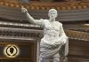Statue of Julies Caesars in a Caesars property in Las Vegas