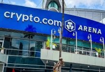 Crytpo.com Arena in Los Angeles. home of the Lakers
