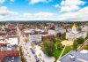 Wide-angle shot of Concord, New Hampshire