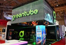 A Greentube booth at an SBC event