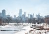 Illinois legislators advance attempt to block Chicago betting tax A view of the Chicago skyline in the snow