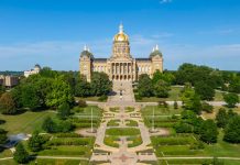 Iowa Senate unanimously approves more powers for gaming regulator The Iowa State Capitol building in Des Moines