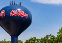 Mississippi House advances online sports betting bill with casino tax cut Mississippi water tower as the state's House passes an online sports betting bill.