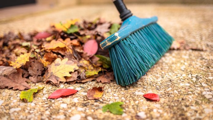 A broom sweeping as the Mississippi Senate passes a bill that aims to ban online sweepstakes gaming.
