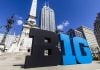 NCAA Big Ten athletes say it’s time to shut the door on prop betting The Big Ten logo displayed on a sign in Indianapolis