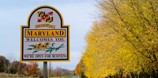 Oddin.gg continues US growth momentum with Maryland entry A "Welcome to Maryland" sign at the side of a road